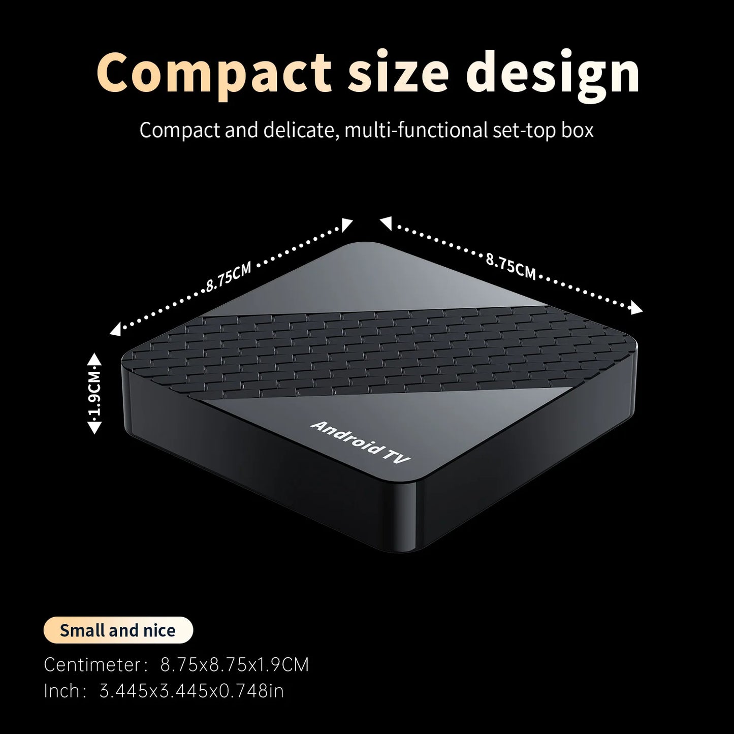 Smart X10 TV Box 4GB+32GB Android 16 Rockchip RK3518 Google Assistant 8K Video Bluetooth5.4 Media Player Very Fast Set Top Box
