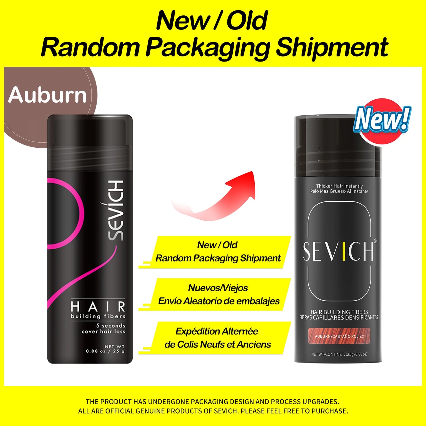 Fibras capilares Sevich 25g