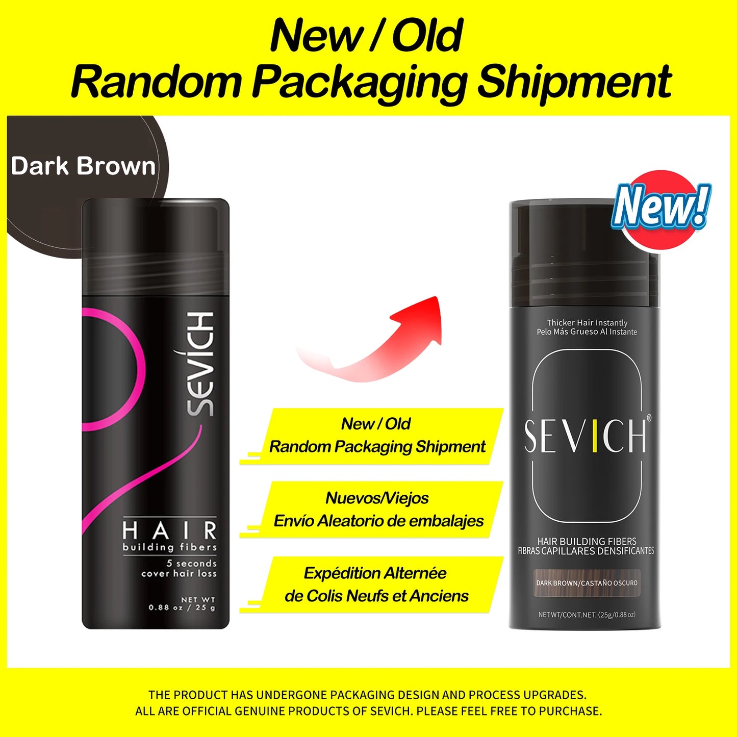 Fibras capilares Sevich 25g