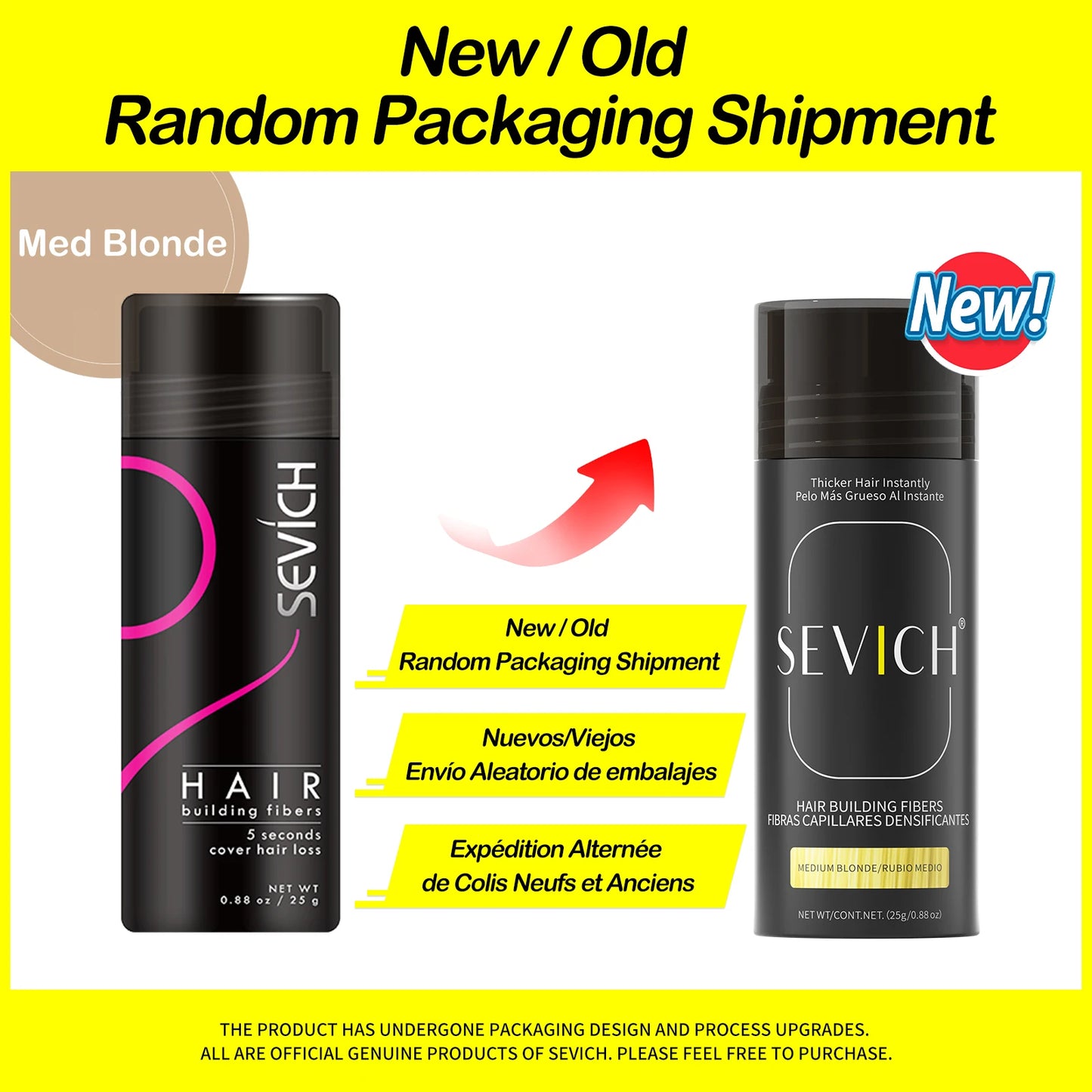 Fibras capilares Sevich 25g