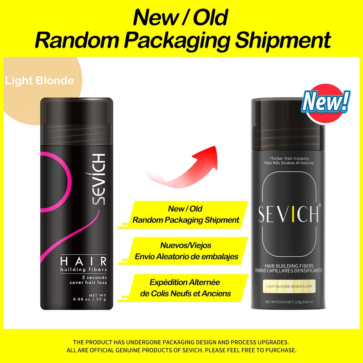 Fibras capilares Sevich 25g