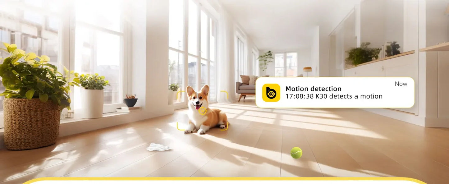 BoyKeep Smart Camera Security Protection Wifi Surveillance 5G/2.4GHz Indoor Baby Night Vision 360° Pan & Tilt 2-Way Audio K30