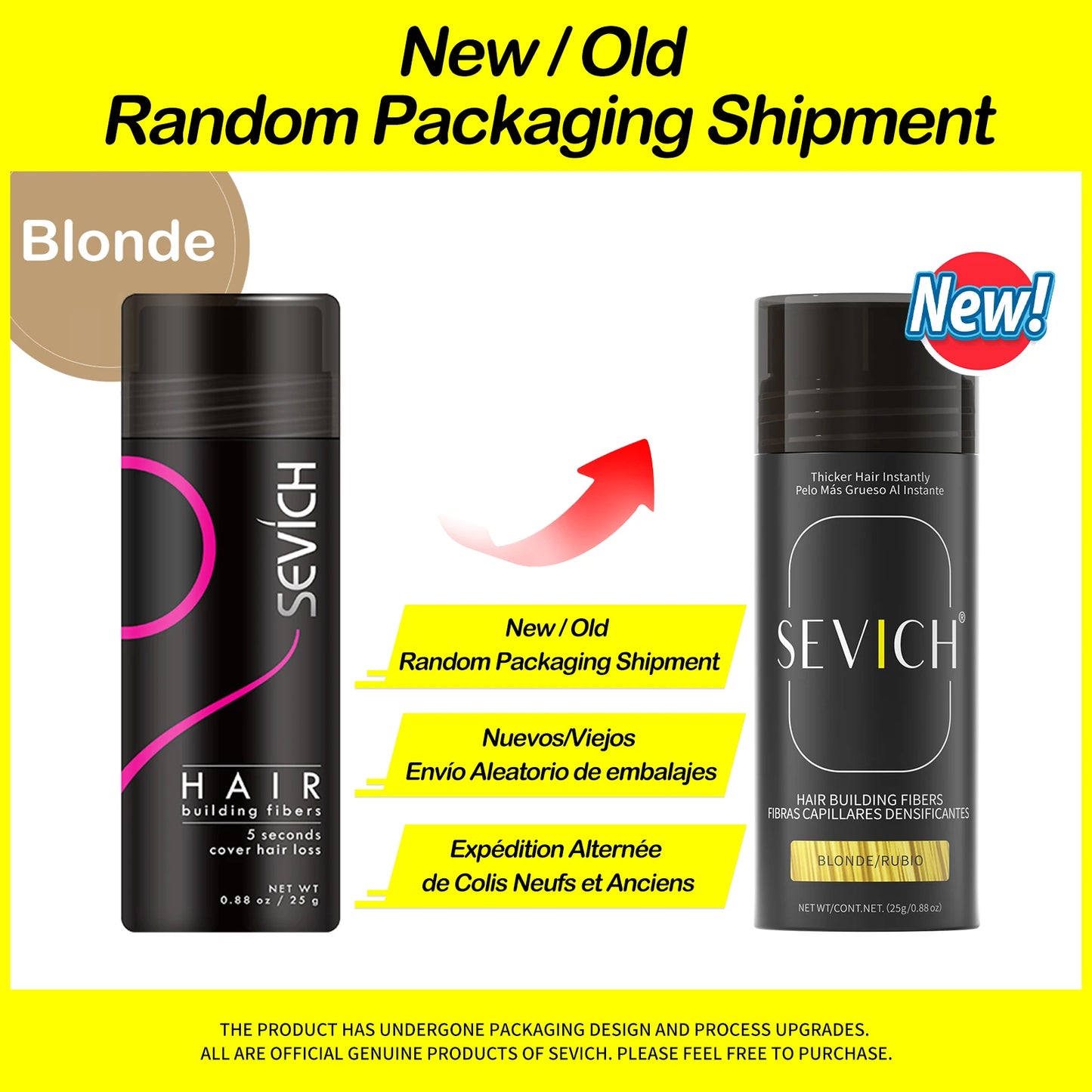 Fibras capilares Sevich 25g