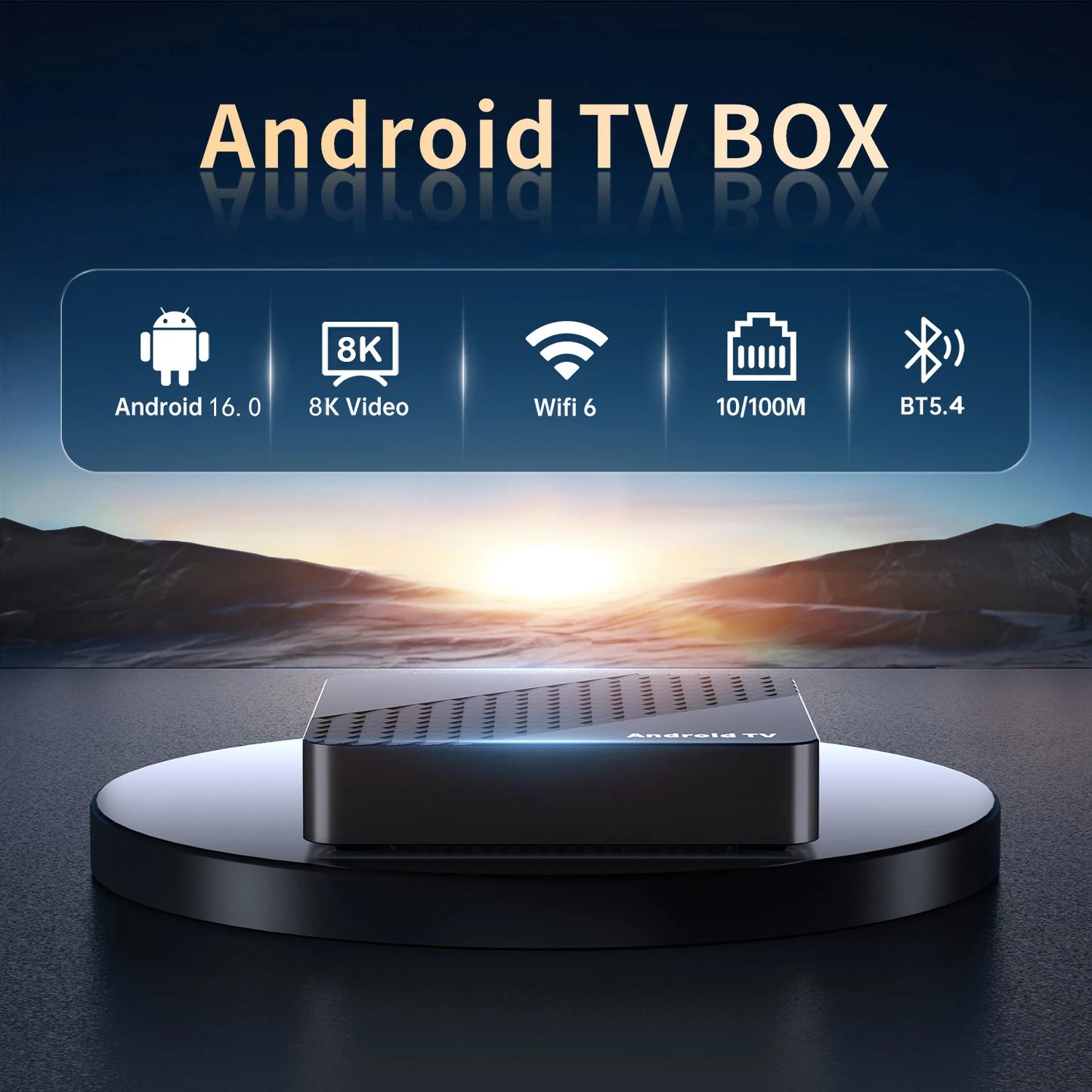 Smart X10 TV Box 4GB+32GB Android 16 Rockchip RK3518 Google Assistant 8K Video Bluetooth5.4 Media Player Very Fast Set Top Box